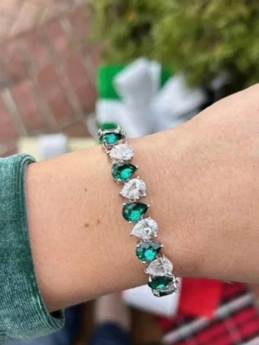Park Lane “Frosted Frazier” Tennis Bracelet! NWOT! Has Been Altered!! - Picture 4 of 12